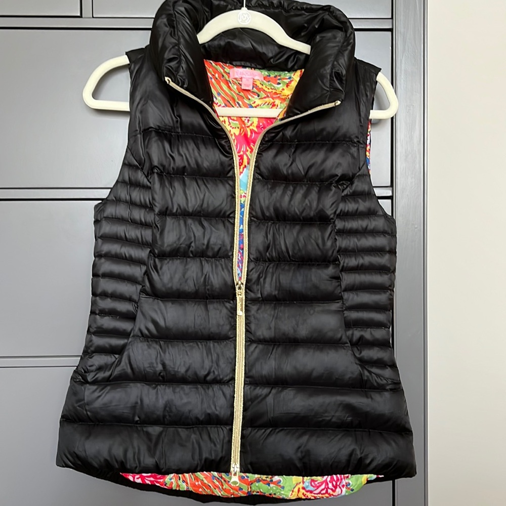 Lilly Pulitzer puffy vest size M